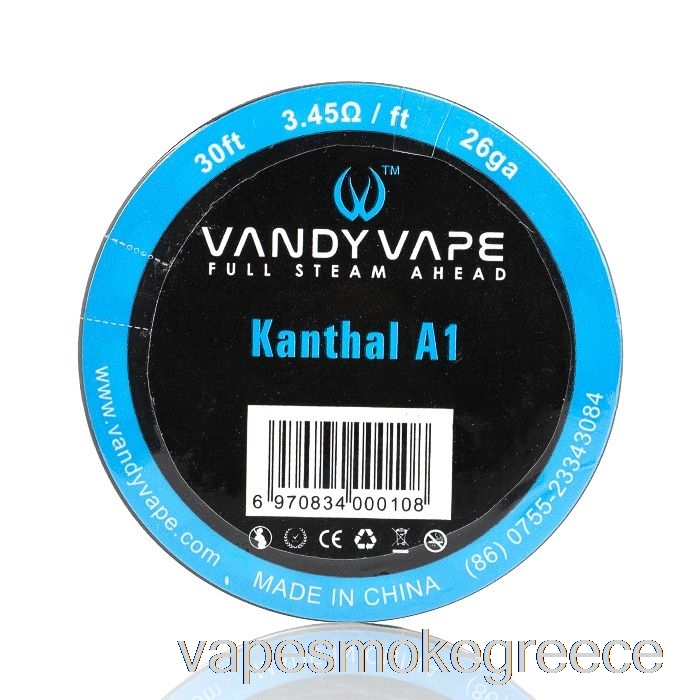 Vape Greece Vandy Vape ειδικές συρμάτινες καρούλια Kanthal A1 - 26ga / 3,45ohm - 30ft